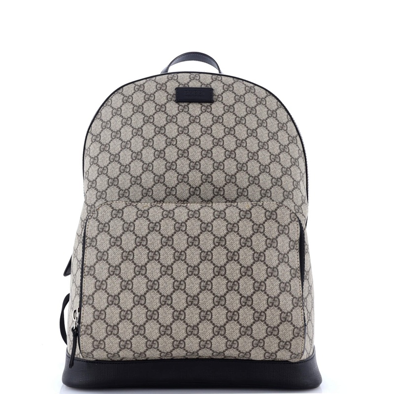 Zip Pocket Backpack GG Coated Canvas Medium