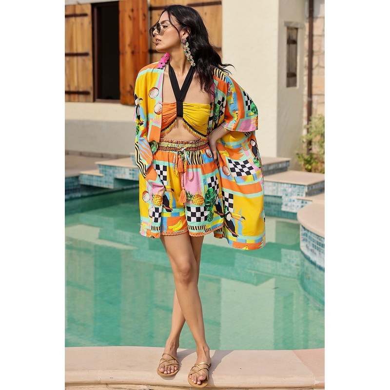Barbara Toucan Printed Top
