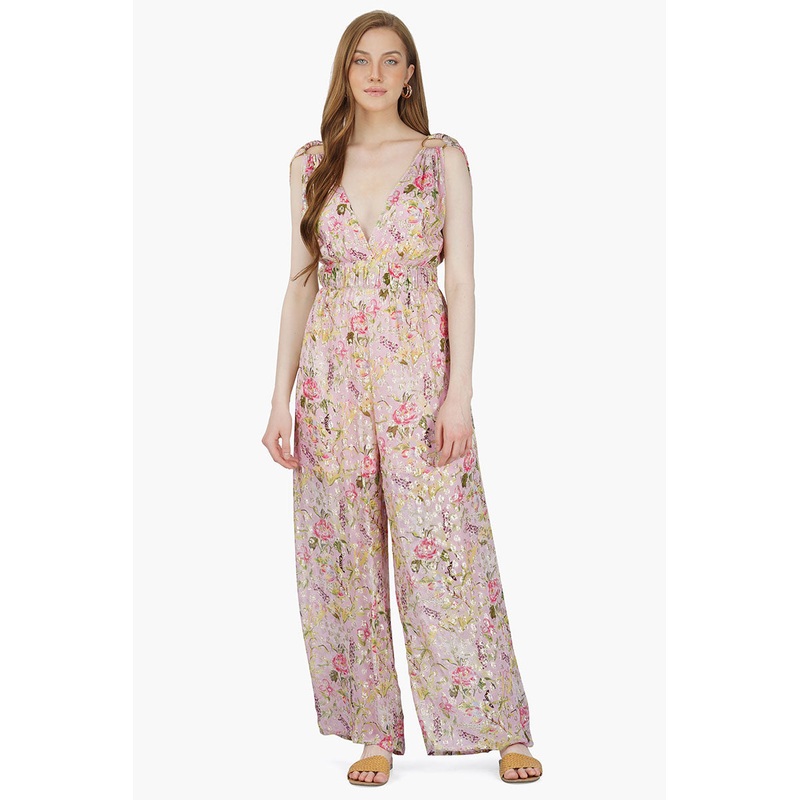 Blooming Dale Lurex Jumpsuit