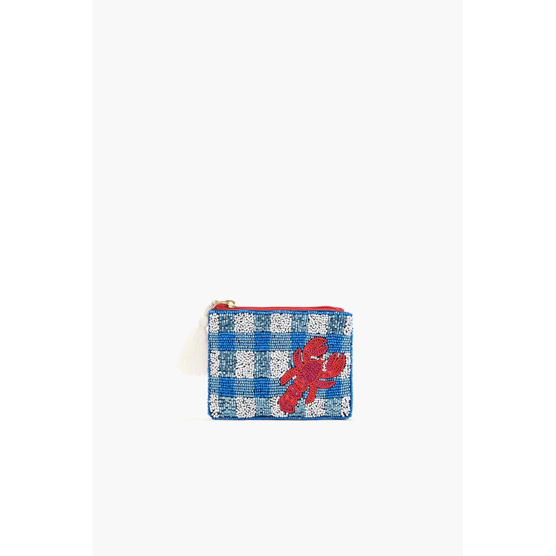 Coastal Claw Beaded Coin Pouch
