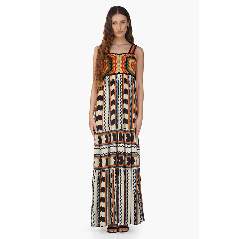 Jungle Cheetah Printed Strap Dress