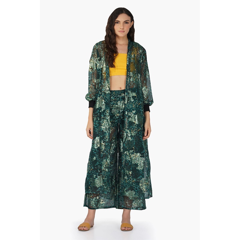 Nevada Tiger Lurex Beach Cover Up