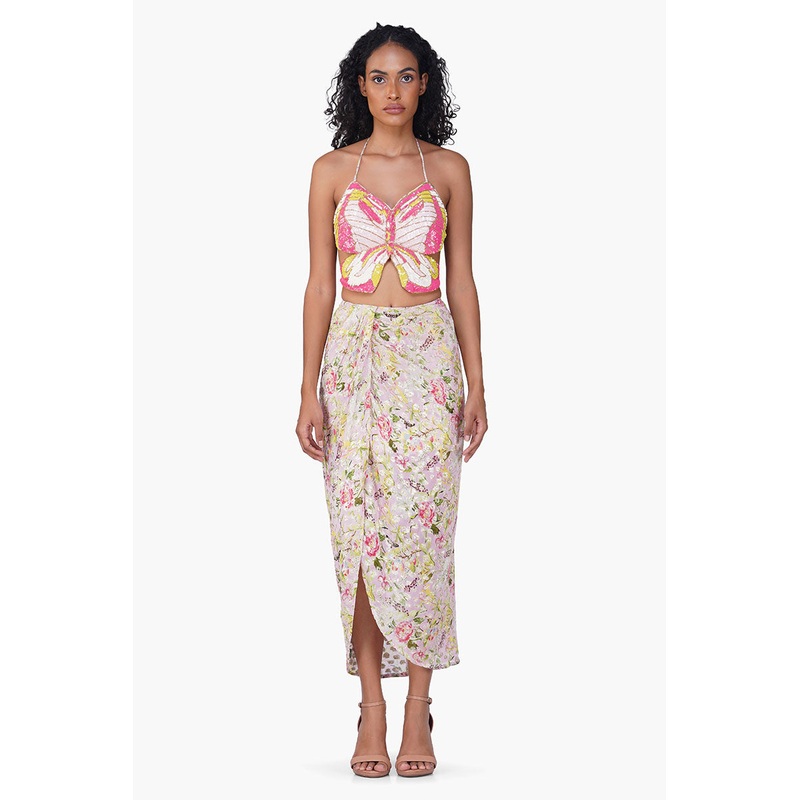 Blooming Dale Lurex Skirt