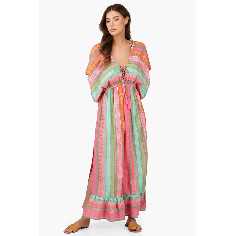 Dora Yarn Dyed Striped Maxi Dress