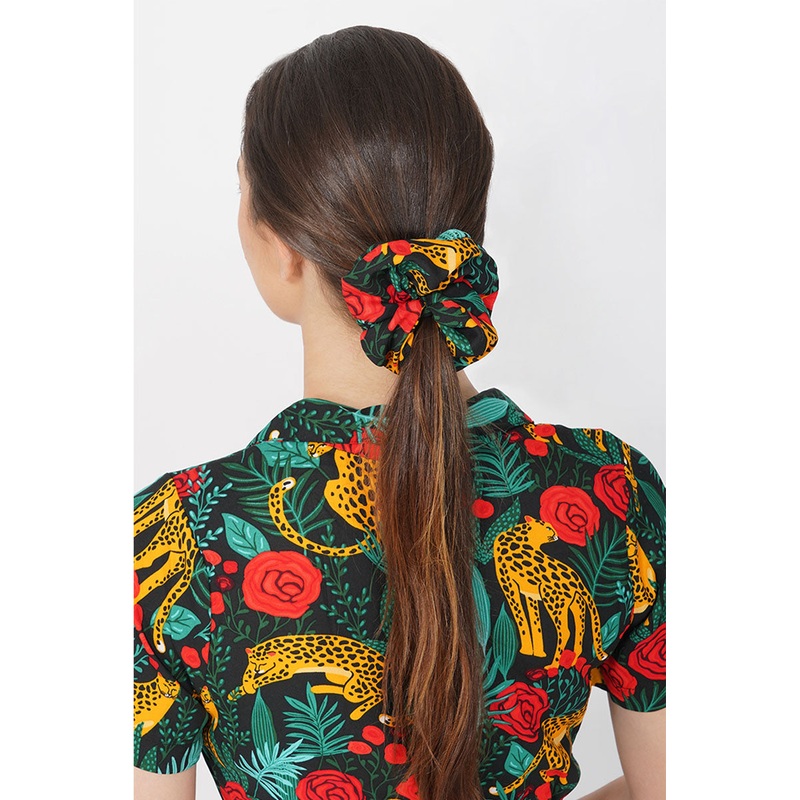 Jaguar Paradise Scrunchie