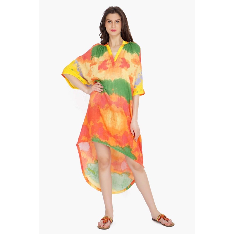 Paradise Tie Dye Long Tunic