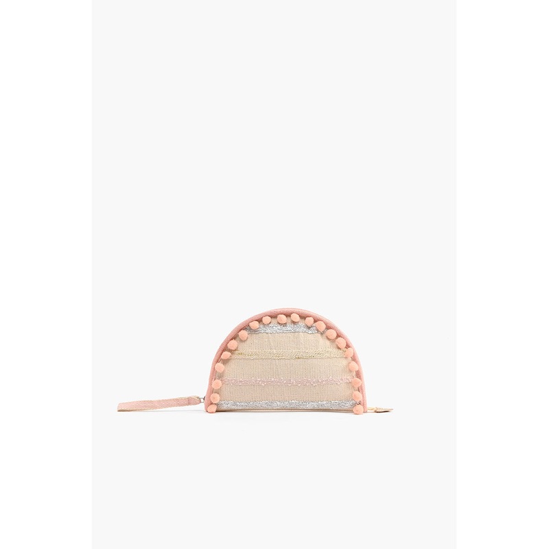 Rose Gold Taco Wristlet Bag