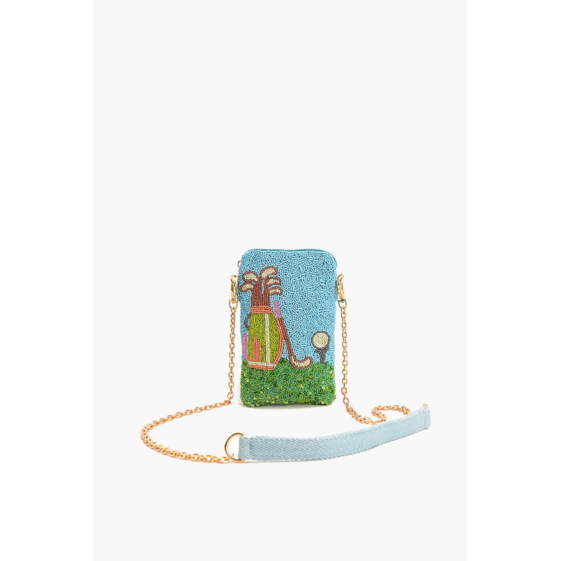 Tee Keeper Beaded Mobile Crossbody