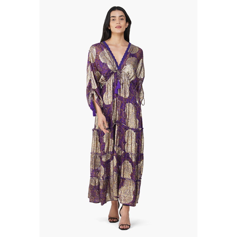 Victoria Iris Printed Dress