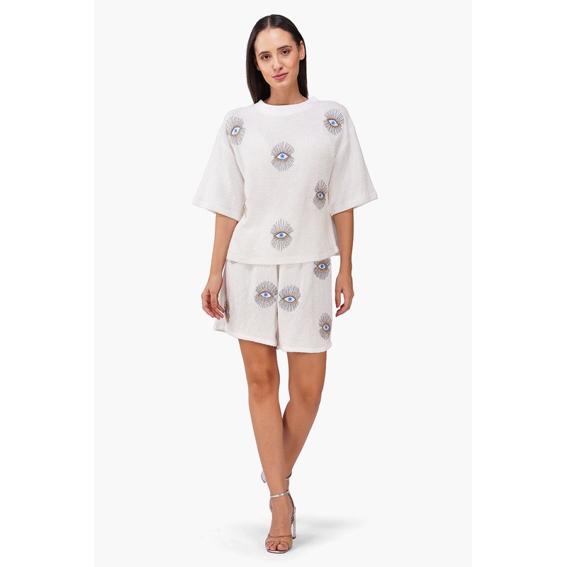 White Oversized Eyeloom T-Shirt