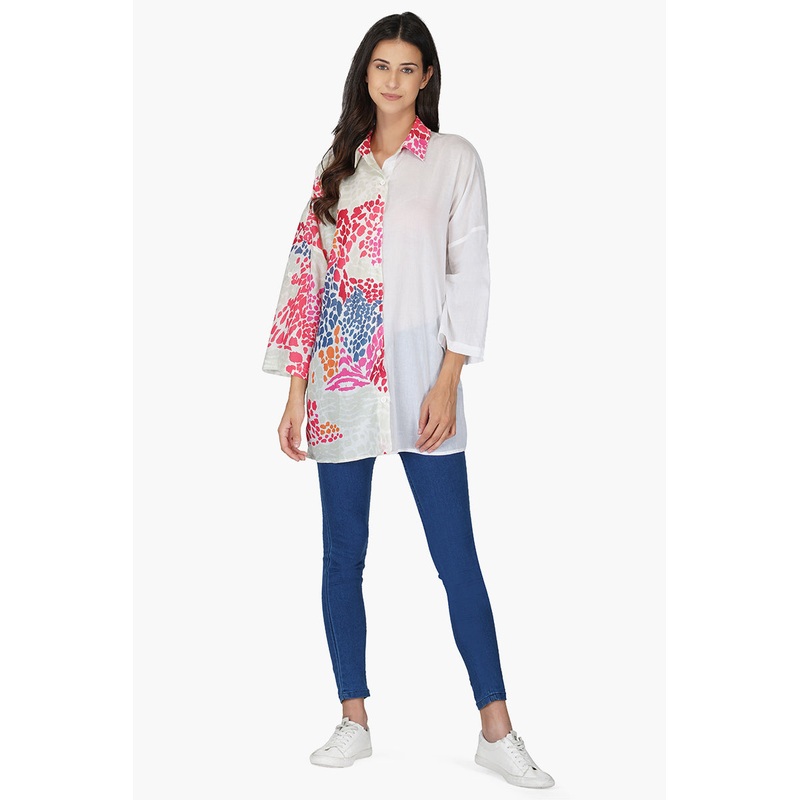 Wild Berry Animal Print Shirt