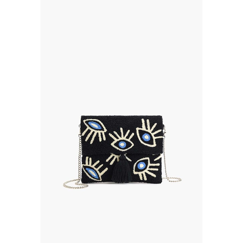 Midnight Whimsical Wonder Eye Clutch