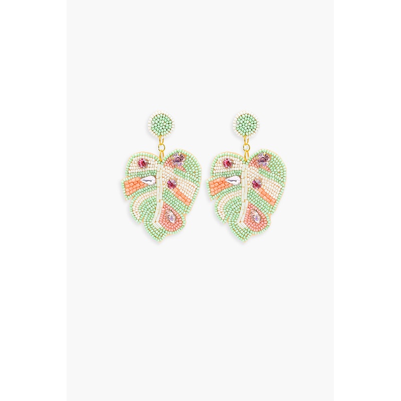 Pastel Palms Drop Earrings