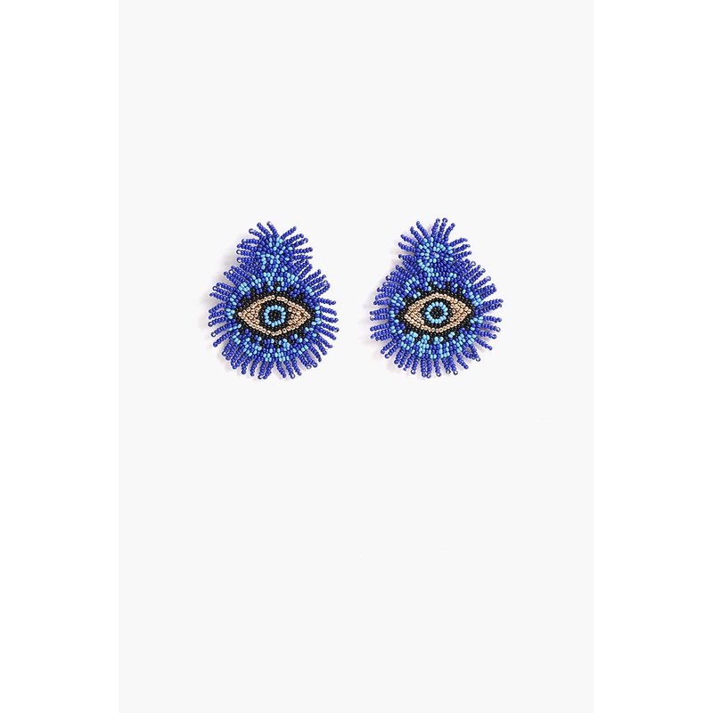 Smokey Eye Evil Eye Earrings