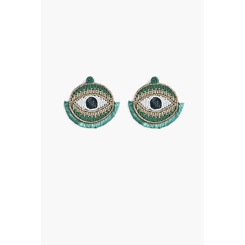 Tahitian Evil Eye Earrings